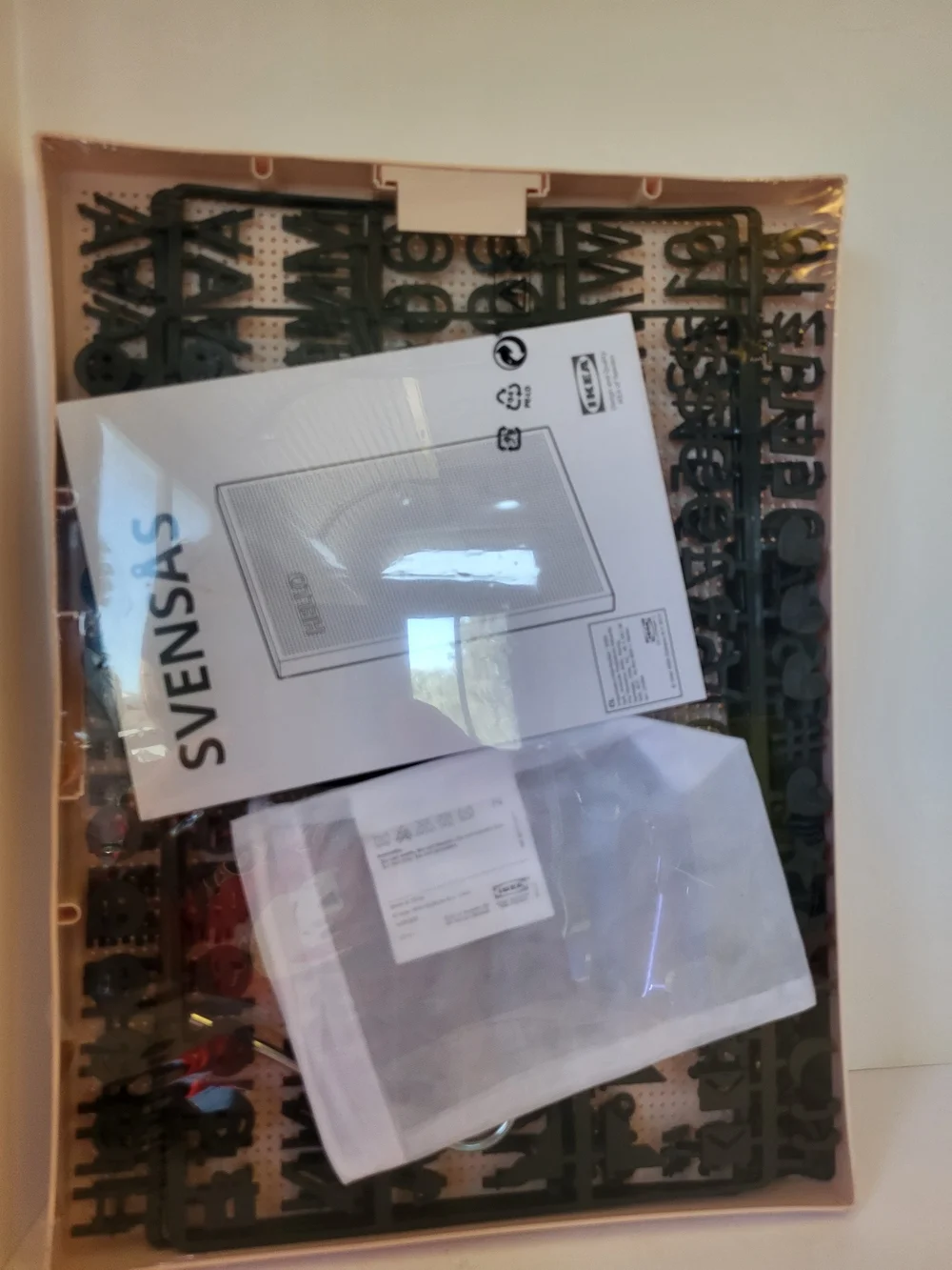 IKEA SVENSÅS Pegboard Message Board Pink(Disc) NIP